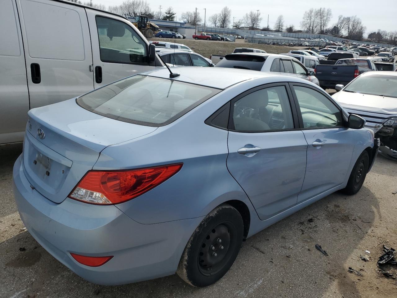 2014 Hyundai Accent Gls VIN: KMHCT4AEXEU633946 Lot: 43538494