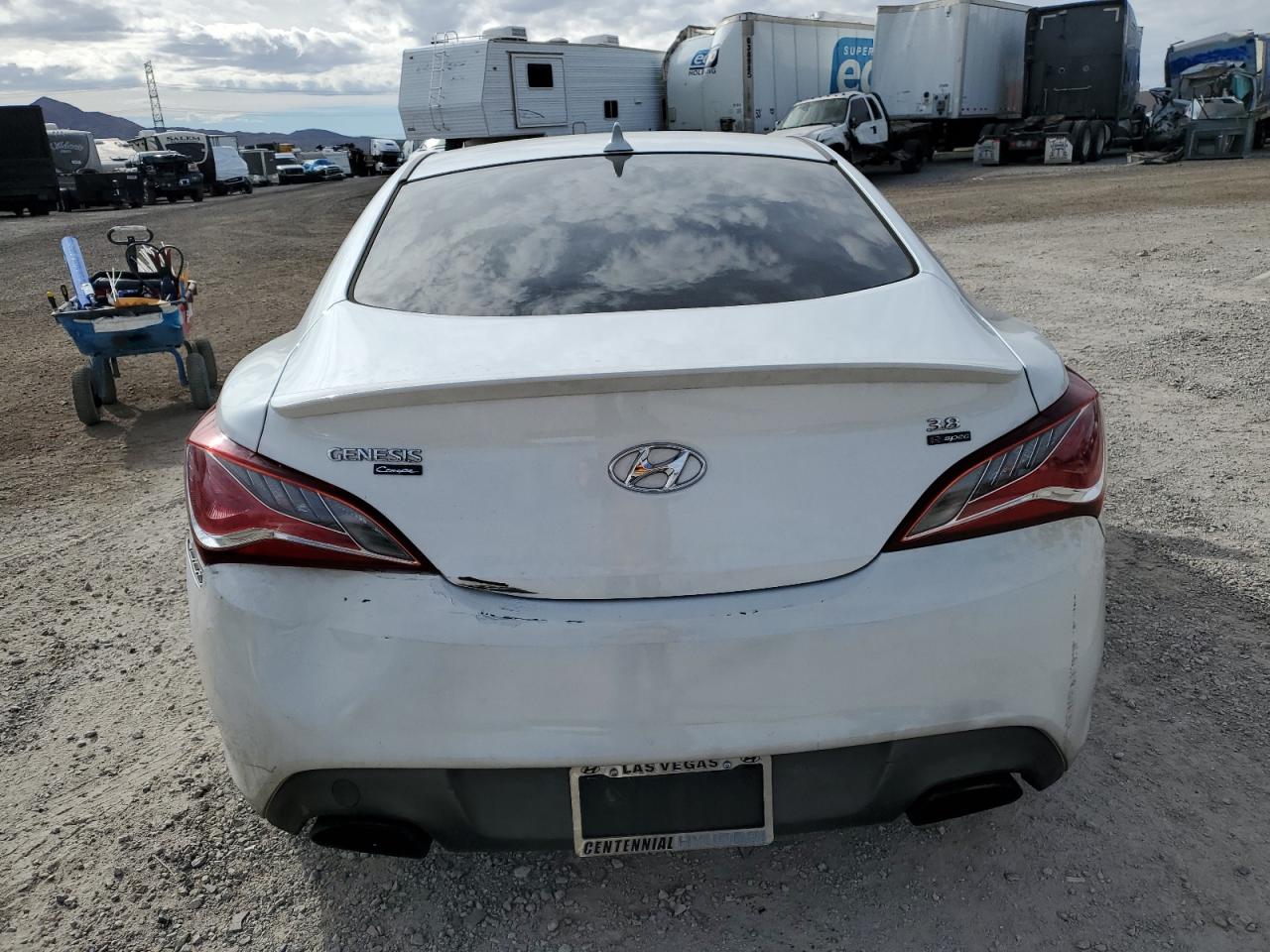 2013 Hyundai Genesis Coupe 3.8L VIN: KMHHU6KJ8DU107971 Lot: 43419444