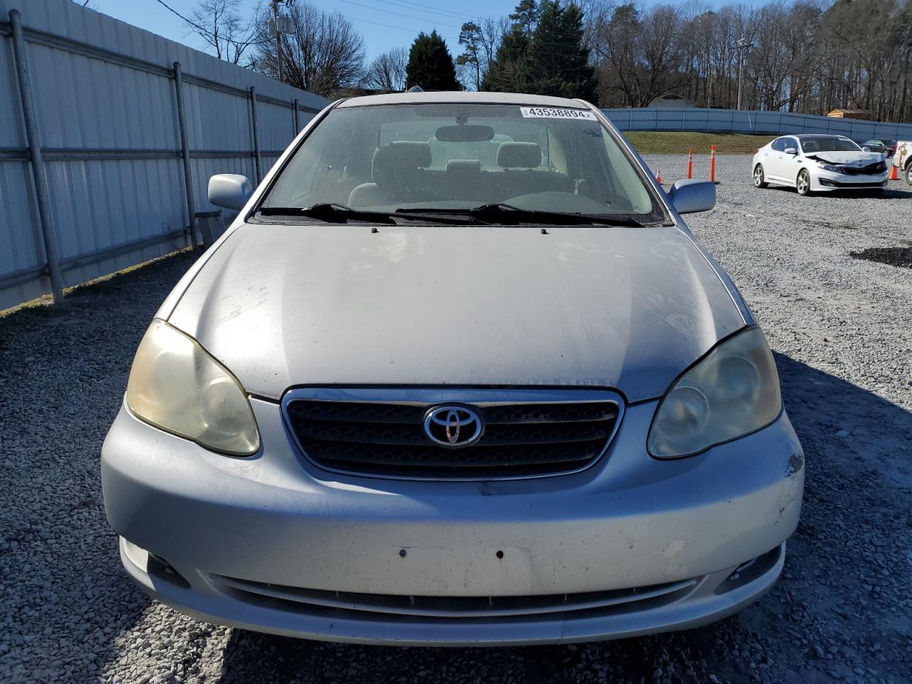 2005 Toyota Corolla Ce VIN: 1NXBR32EX5Z383644 Lot: 43538894