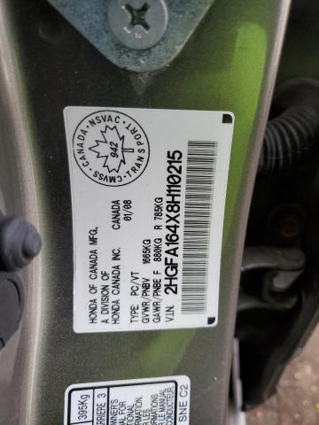 2008 HONDA CIVIC DX-G