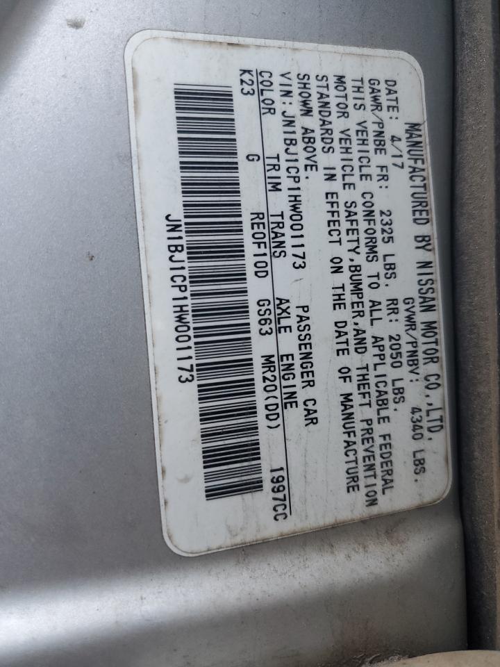 2017 Nissan Rogue Sport S VIN: JN1BJ1CP1HW001173 Lot: 42413184