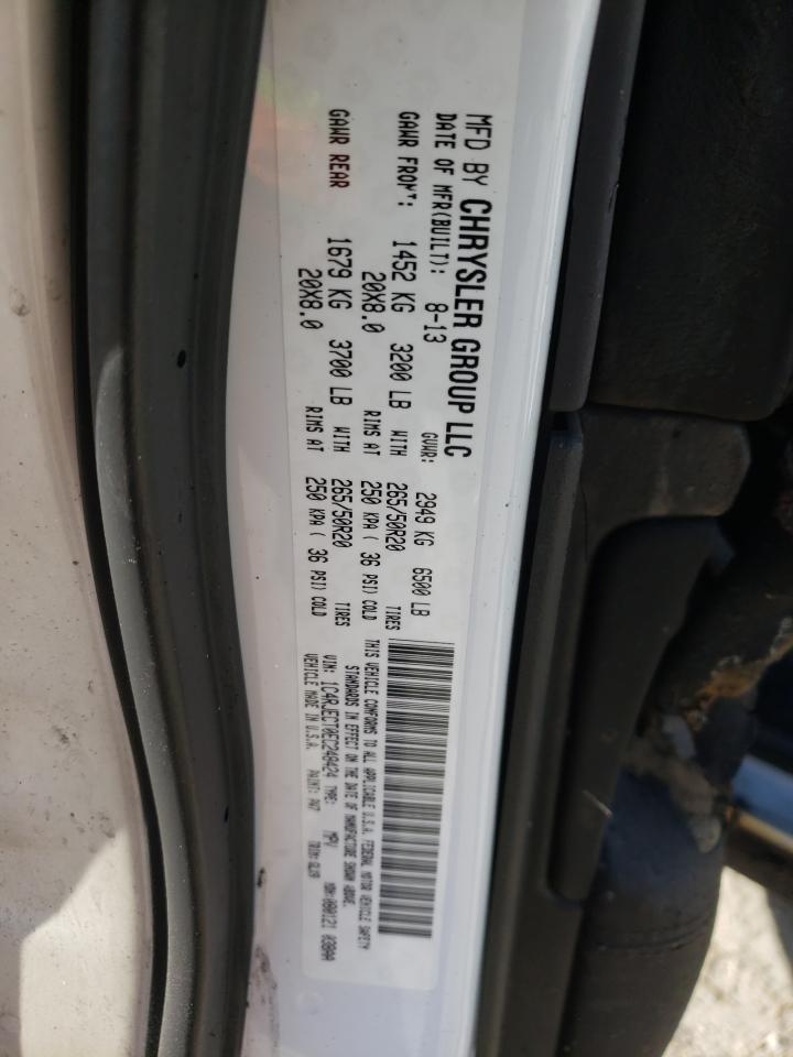 2014 Jeep Grand Cherokee Overland VIN: 1C4RJECT0EC248424 Lot: 71465115