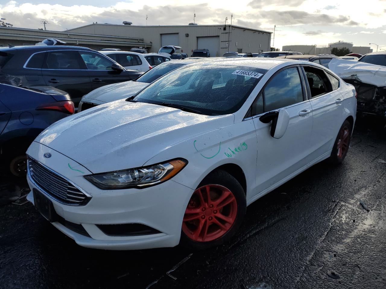 2018 Ford Fusion Se VIN: 3FA6P0H7XJR176861 Lot: 41665374