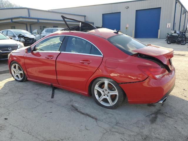  MERCEDES-BENZ CLA-CLASS 2014 Червоний