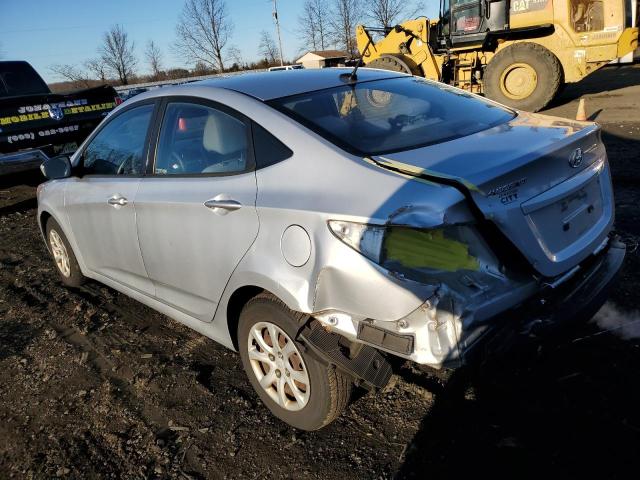  HYUNDAI ACCENT 2012 Серебристый