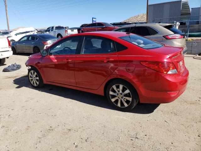  HYUNDAI ACCENT 2012 Червоний