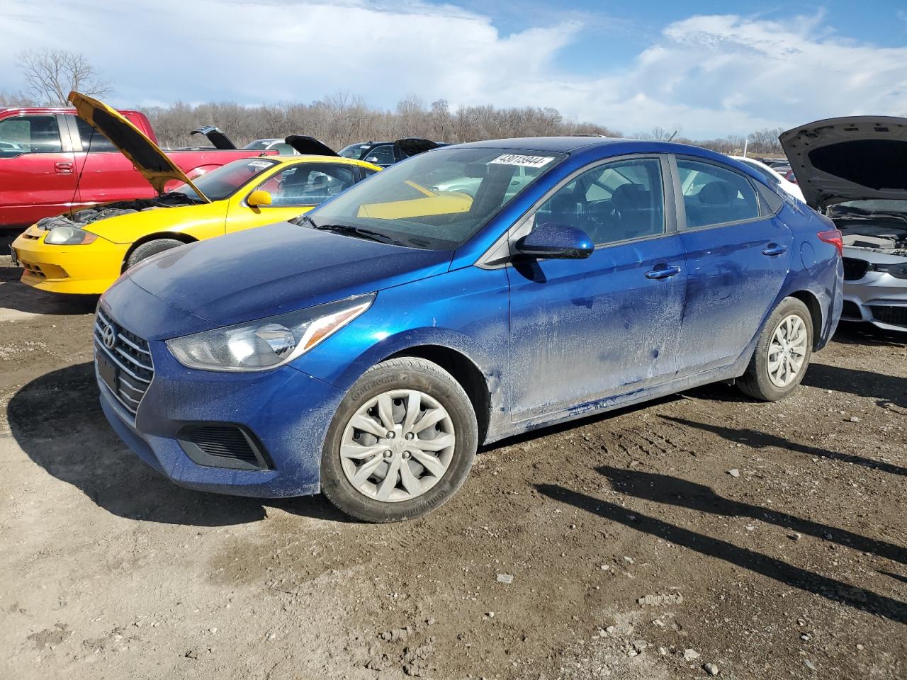 2022 Hyundai Accent Se VIN: 3KPC24A69NE174455 Lot: 43015944