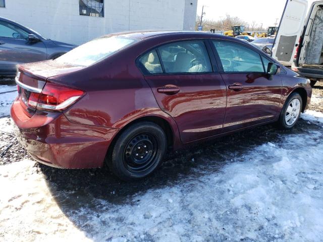  HONDA CIVIC 2015 Бургунди