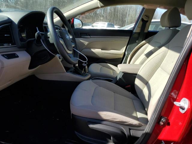  HYUNDAI ELANTRA 2017 Червоний