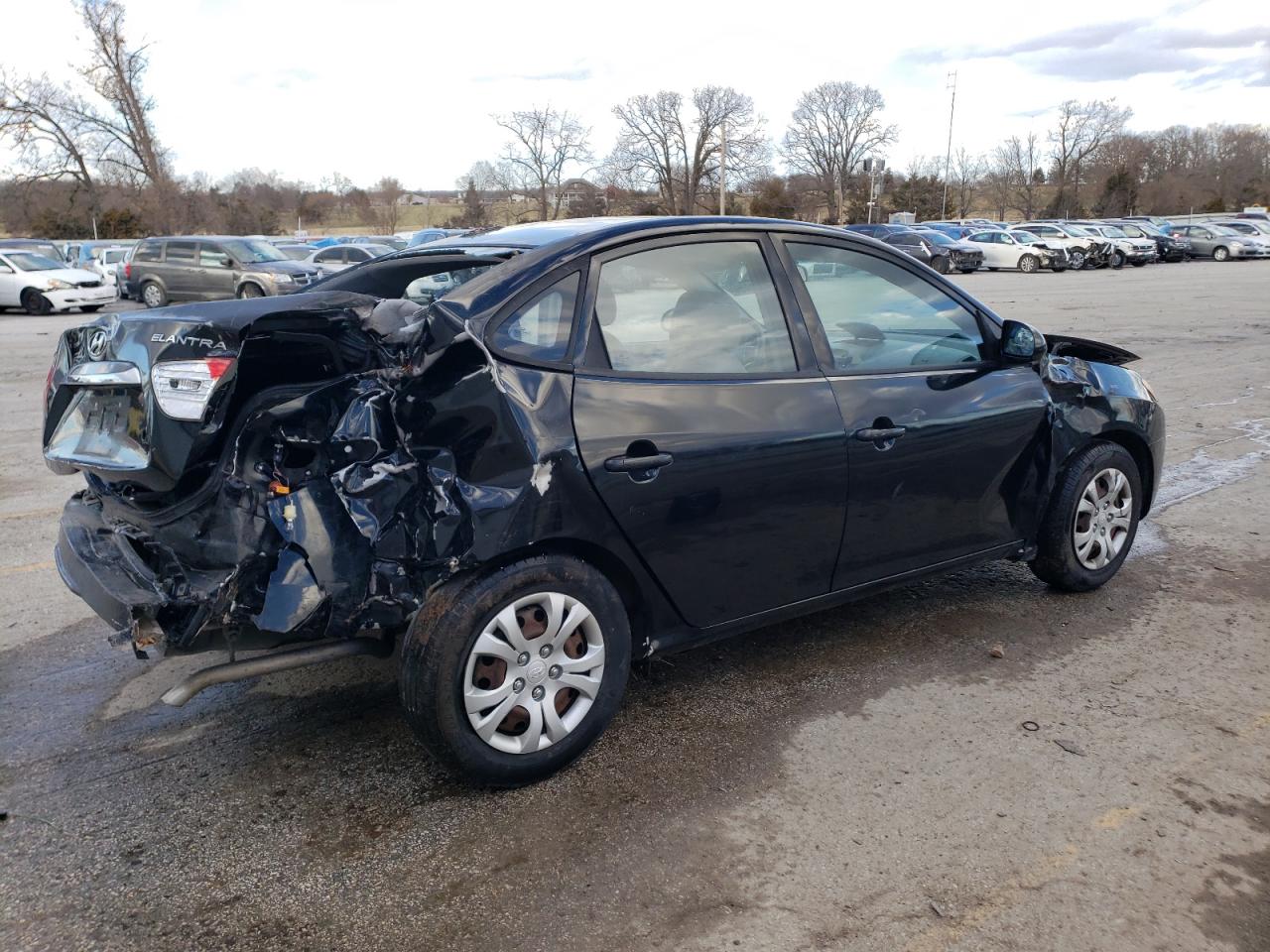 2010 Hyundai Elantra Blue VIN: KMHDU4ADXAU129996 Lot: 42986754