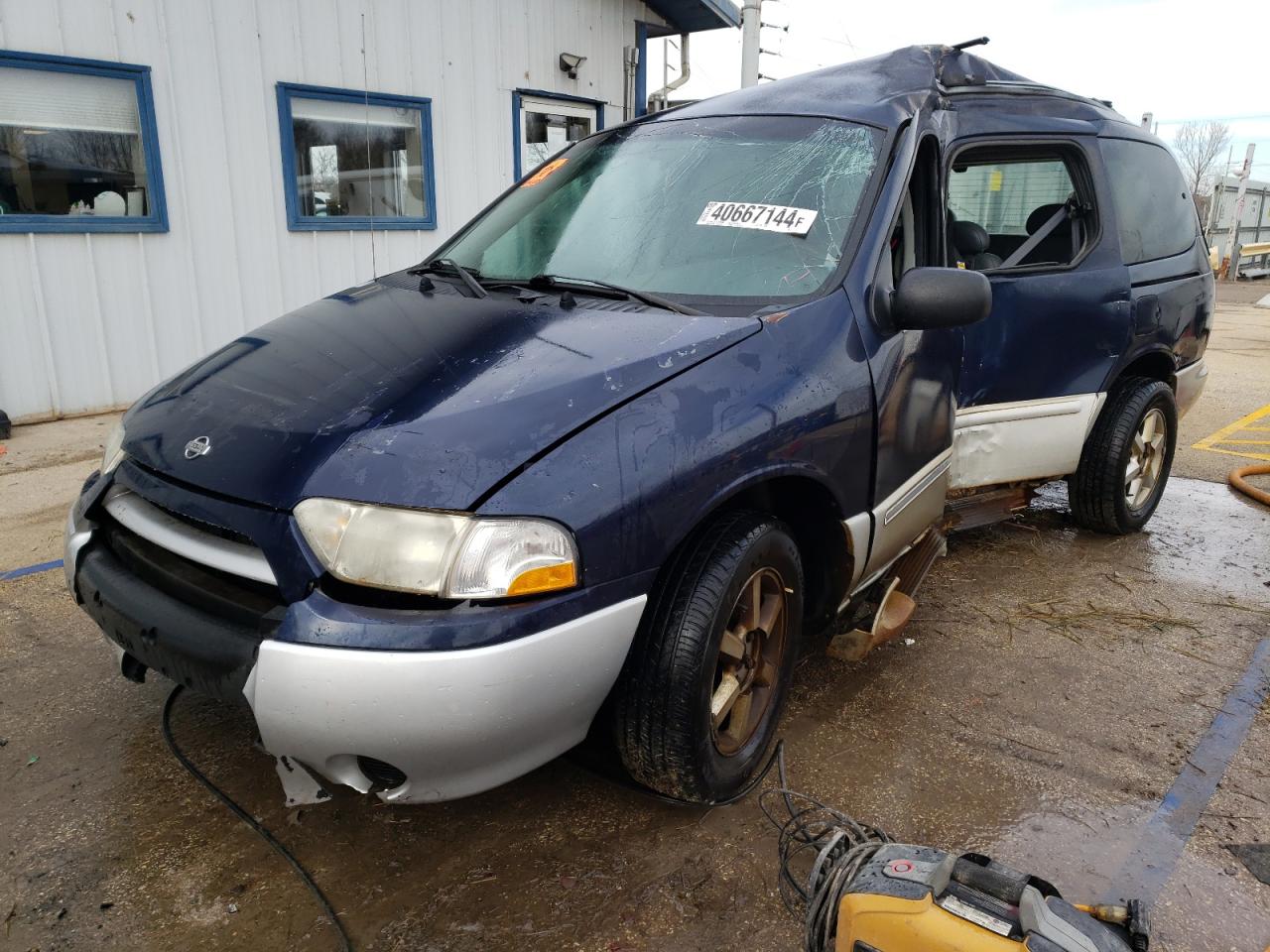2001 Nissan Quest Gle VIN: 4N2ZN17T61D817754 Lot: 40667144