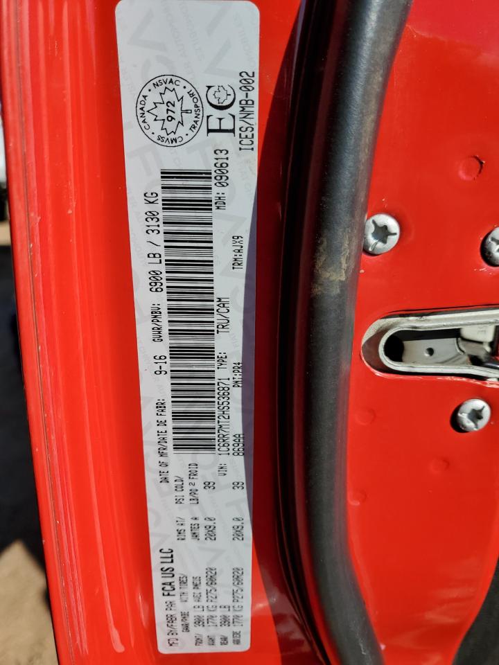 2017 Ram 1500 Sport VIN: 1C6RR7MT2HS536871 Lot: 41545044