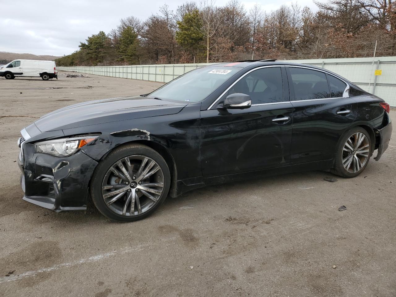 2021 Infiniti Q50 Sensory VIN: JN1EV7CR0MM753698 Lot: 42904784