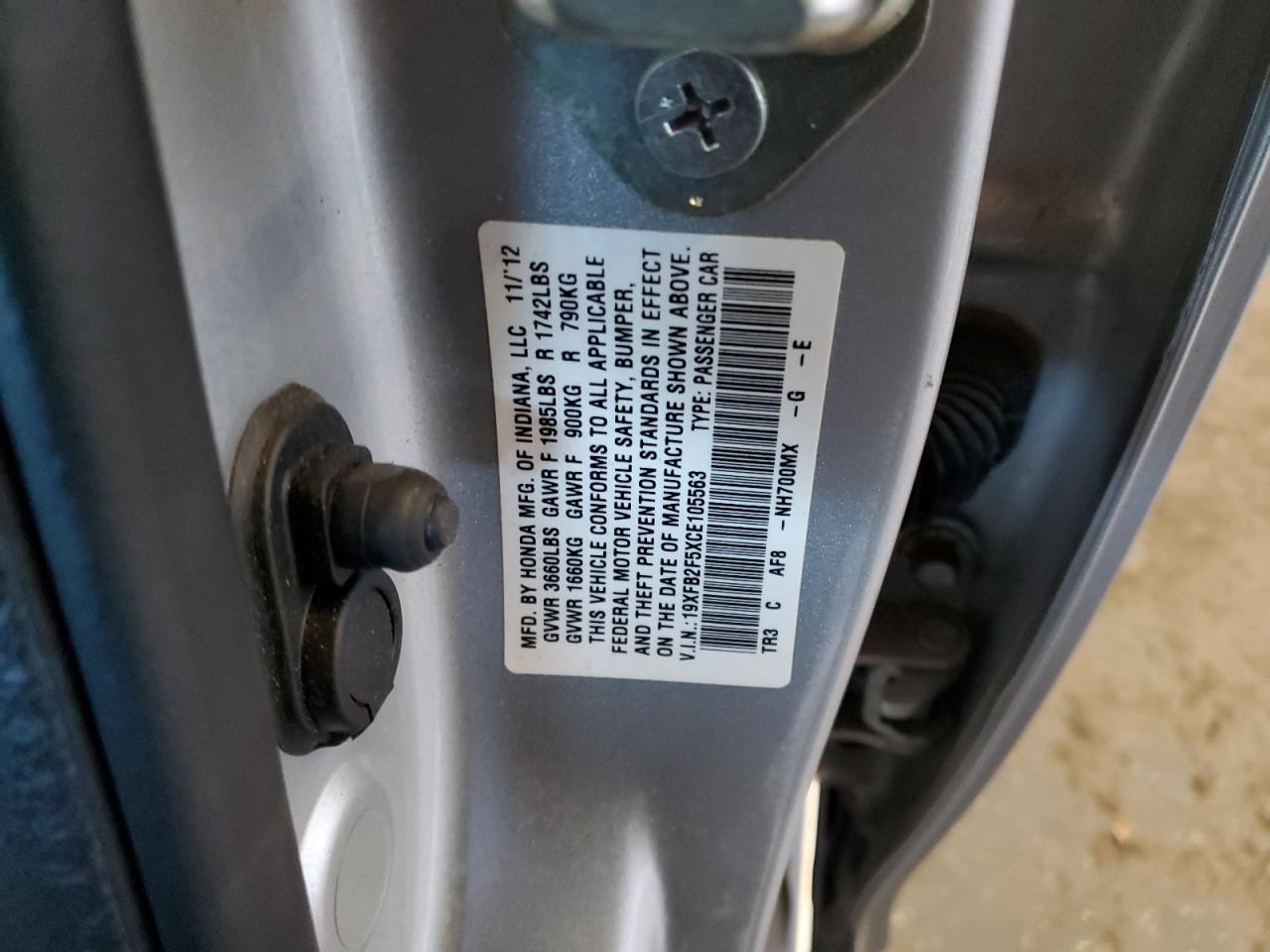2012 Honda Civic - Image 13