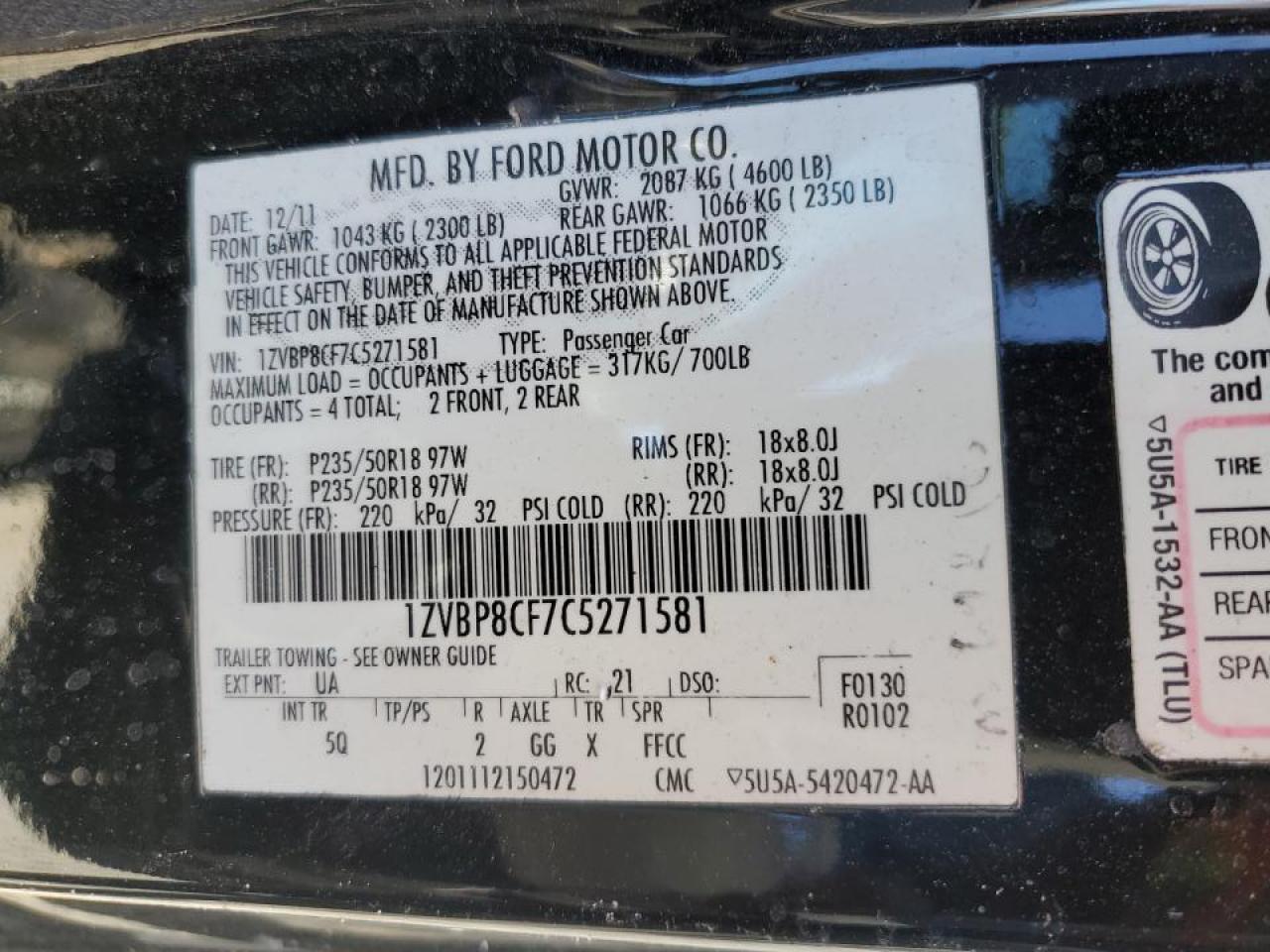 2012 Ford Mustang - Image 13