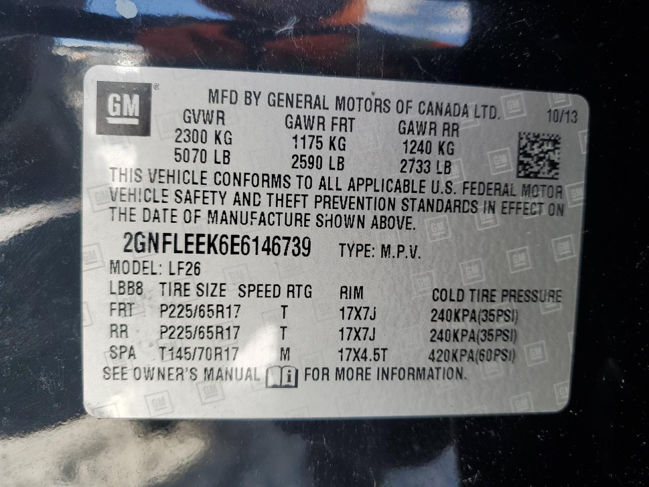 2014 Chevrolet Equinox - Image 13