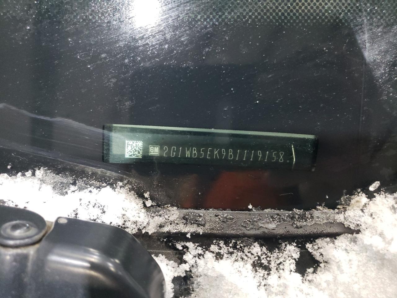 2011 Chevrolet Impala Lt VIN: 2G1WB5EK9B1119158 Lot: 45540085