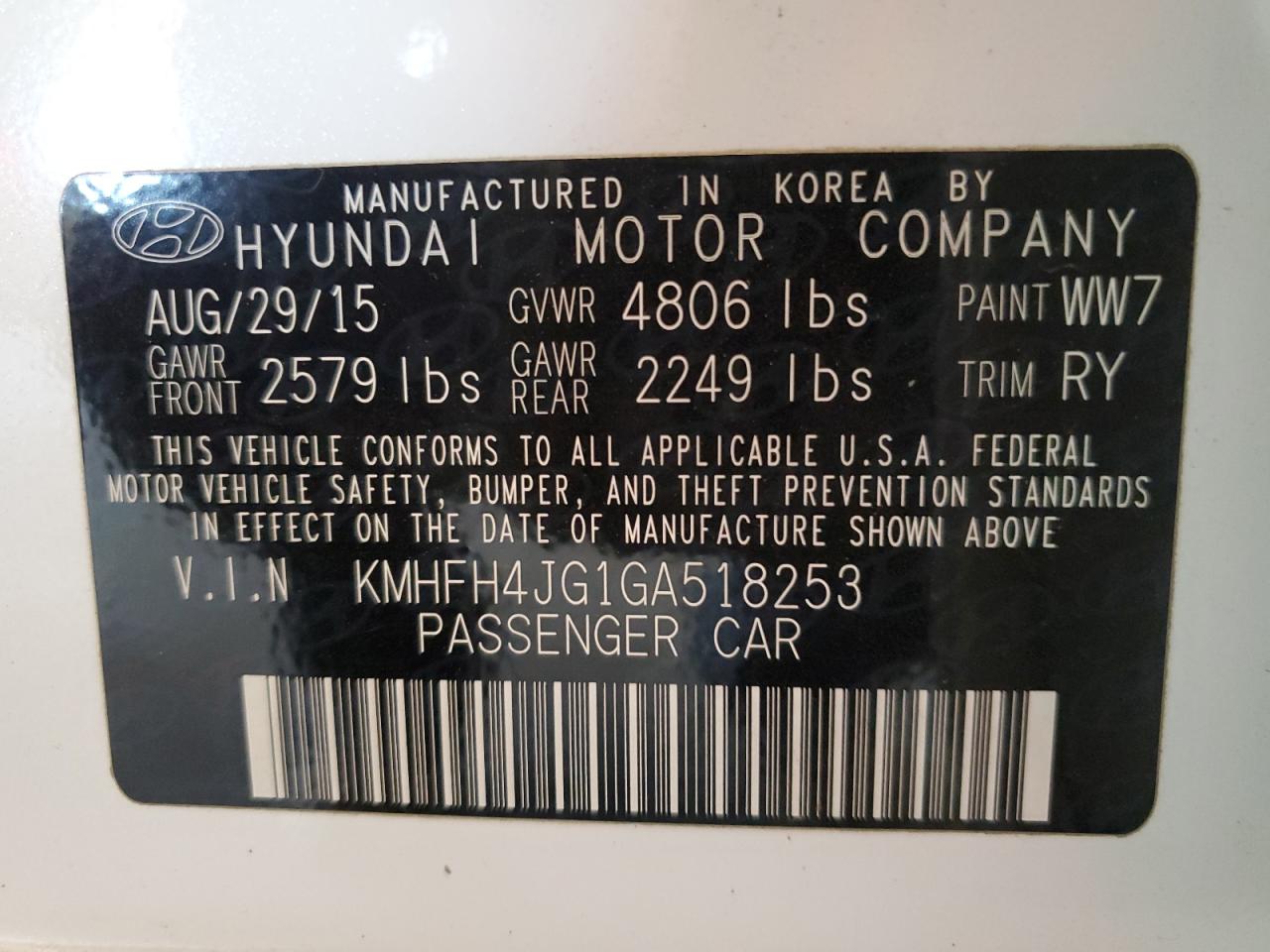 2016 Hyundai Azera - Image 12