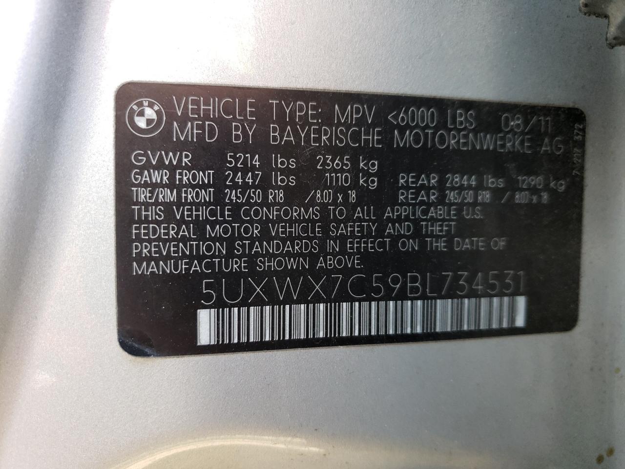 2011 BMW X3 - Image 13