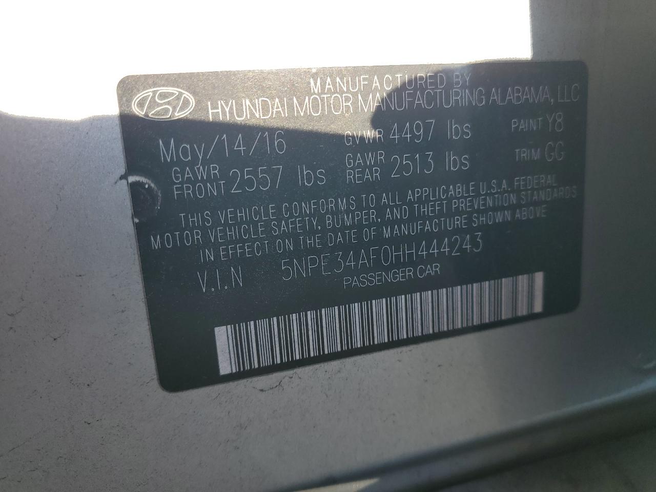2017 Hyundai Sonata - Image 13