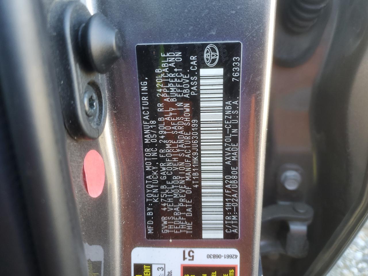 2018 Toyota Camry - Image 15