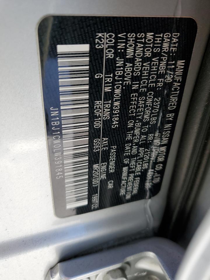JN1BJ1CW0LW391845 NISSAN ROGUE 2020