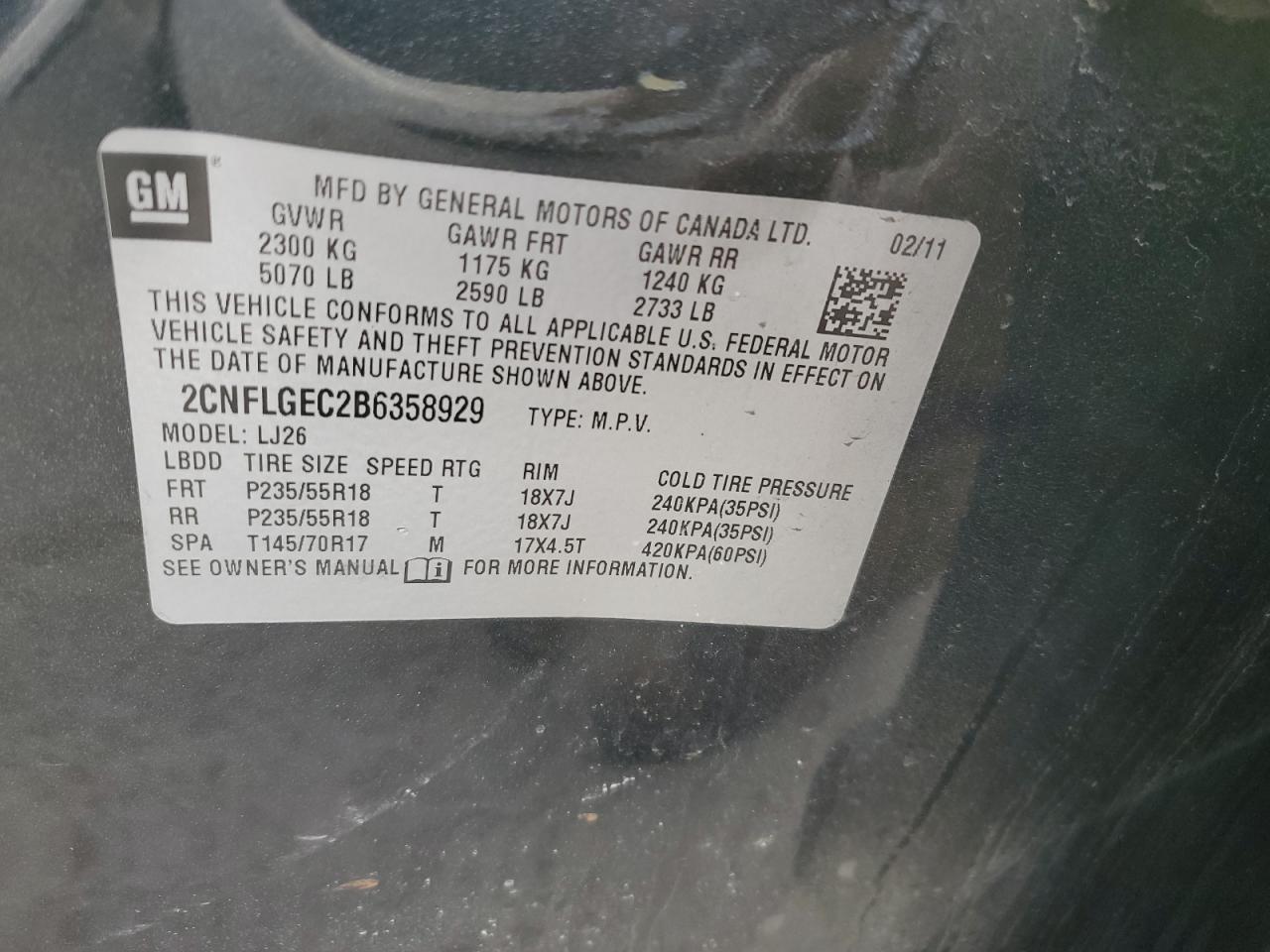 2011 Chevrolet Equinox - Image 13