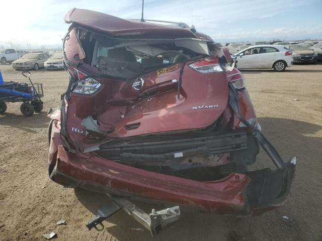  NISSAN ROGUE 2016 Czerwony