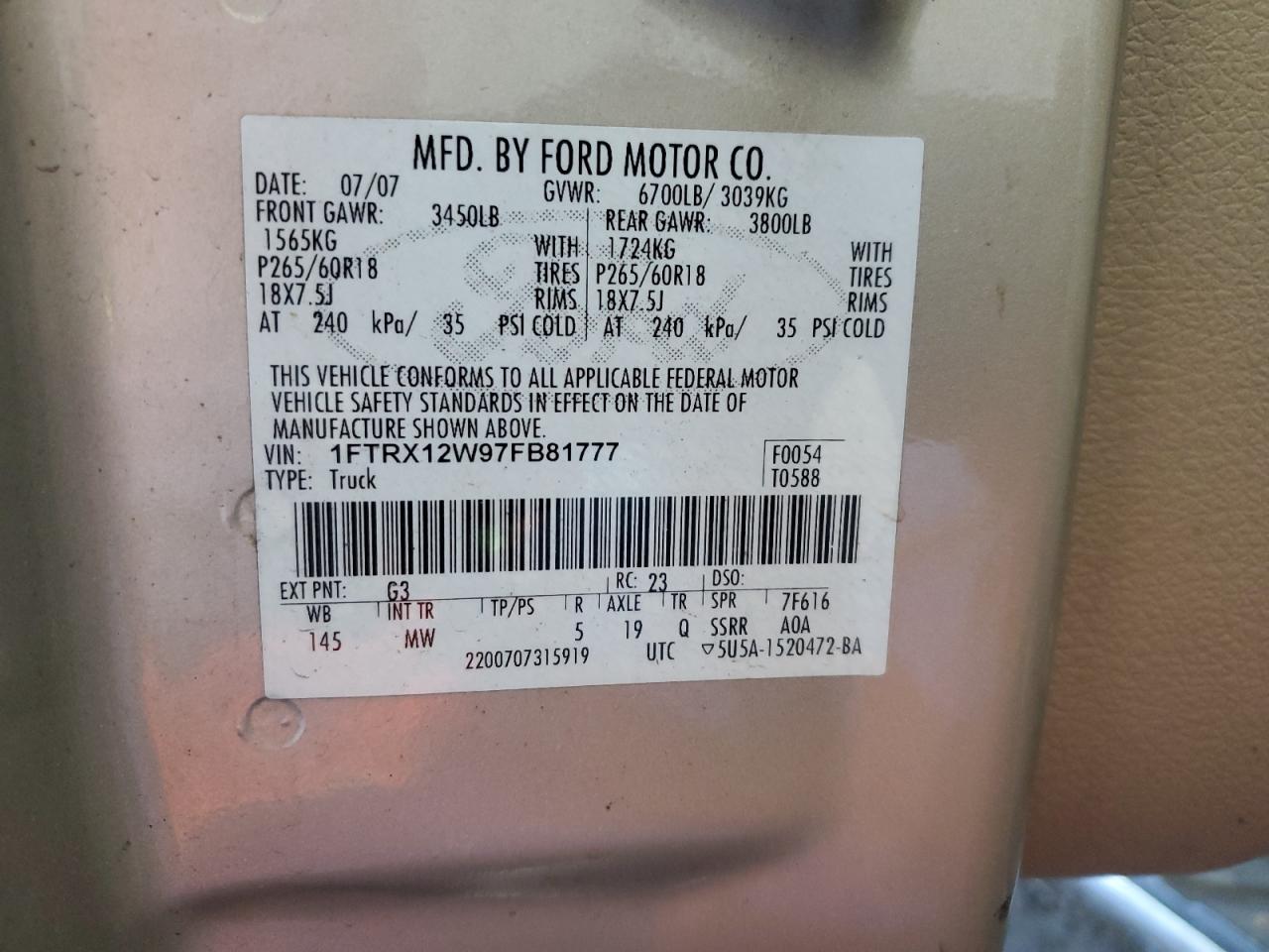 2007 Ford F-150 - Image 12