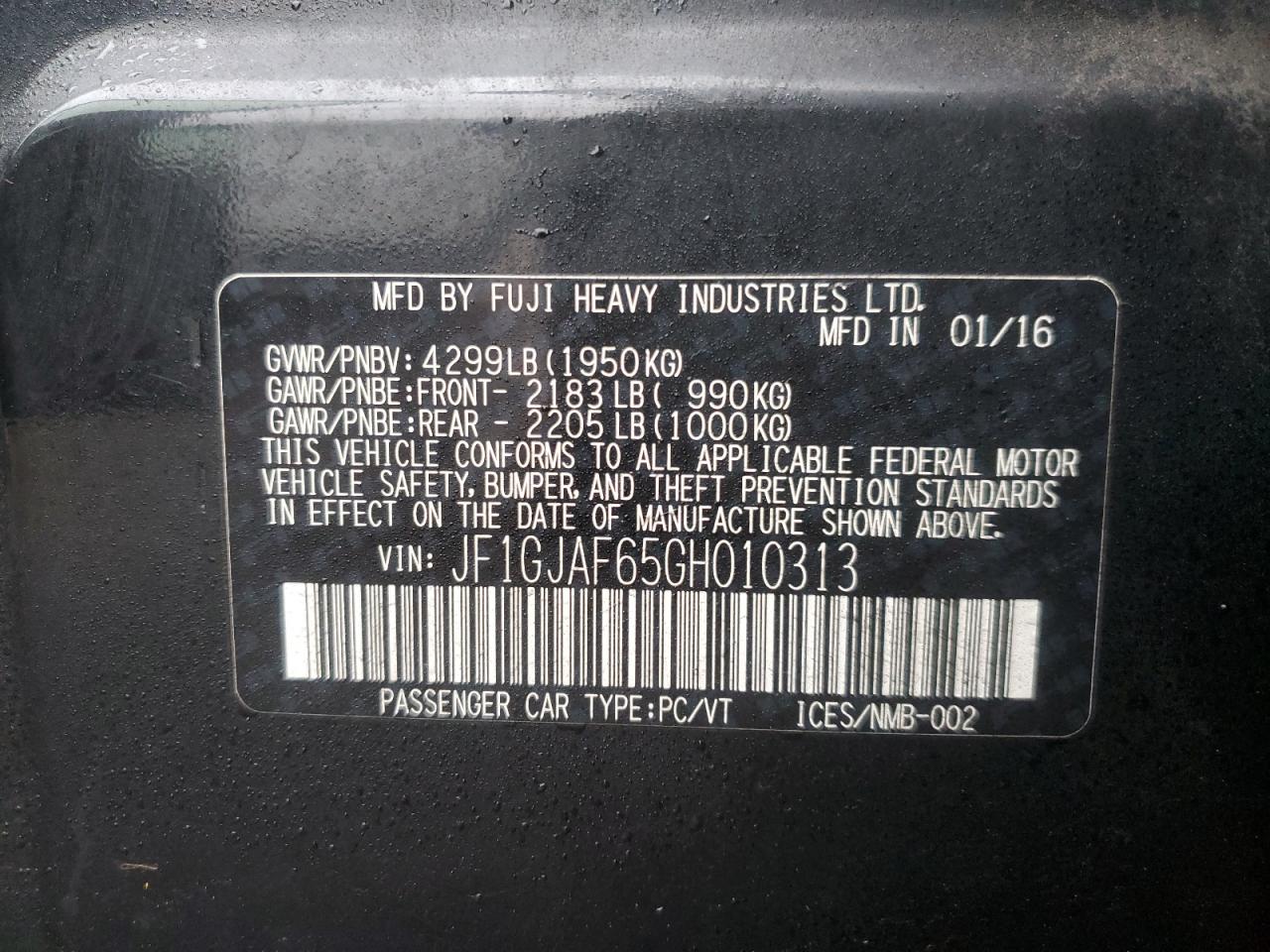 2016 Subaru Impreza - Image 13