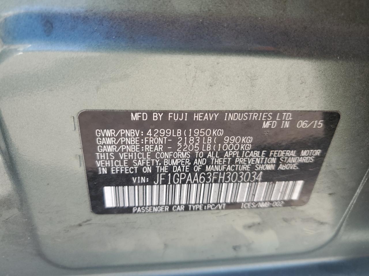2015 Subaru Impreza - Image 13