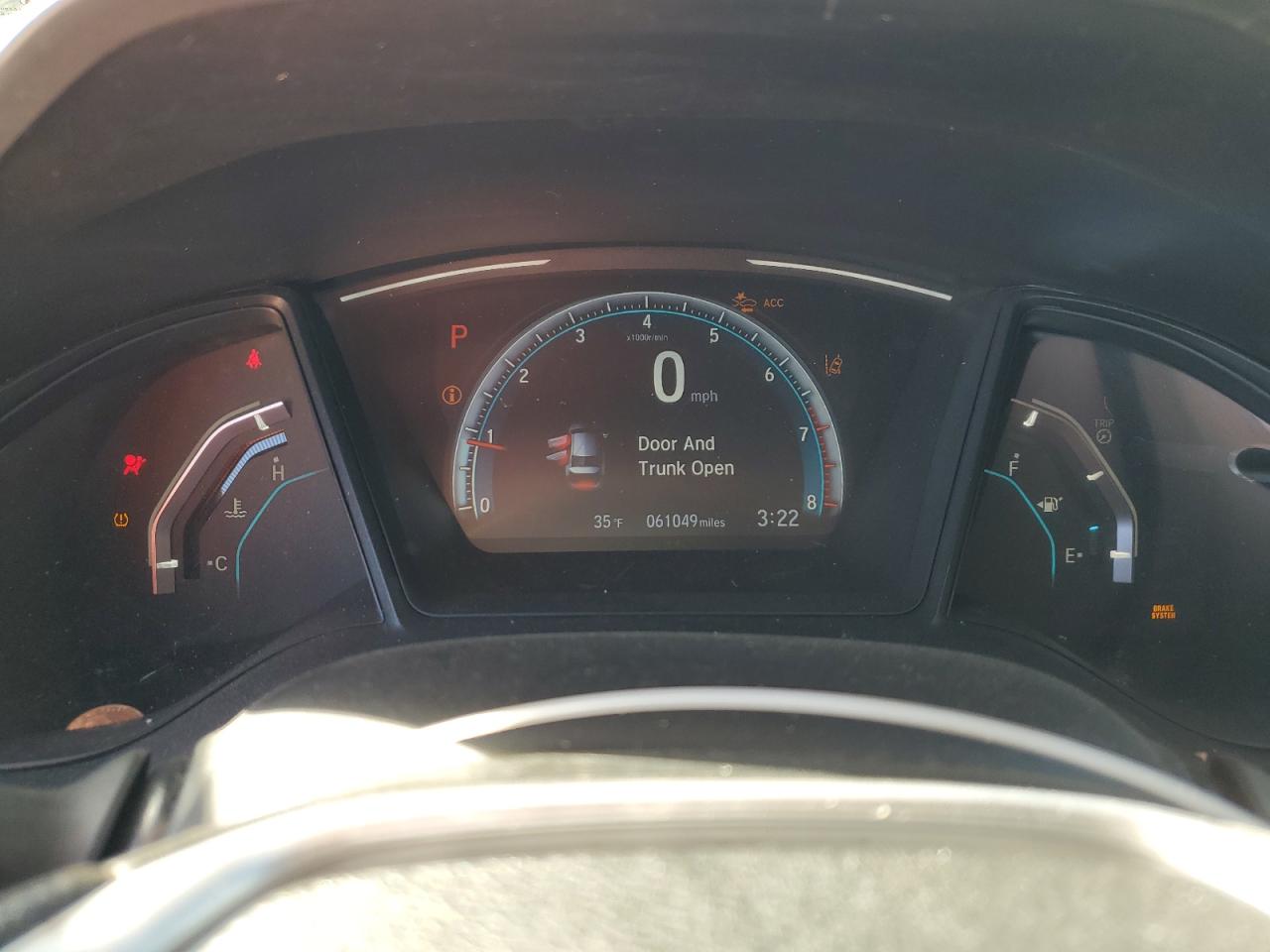 19XFC2F62KE012511 HONDA CIVIC 2019