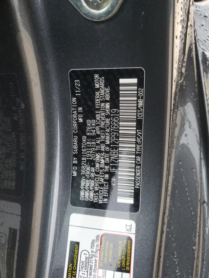 JF1ZNBE12P9766619 TOYOTA GR 86 PREM 2023