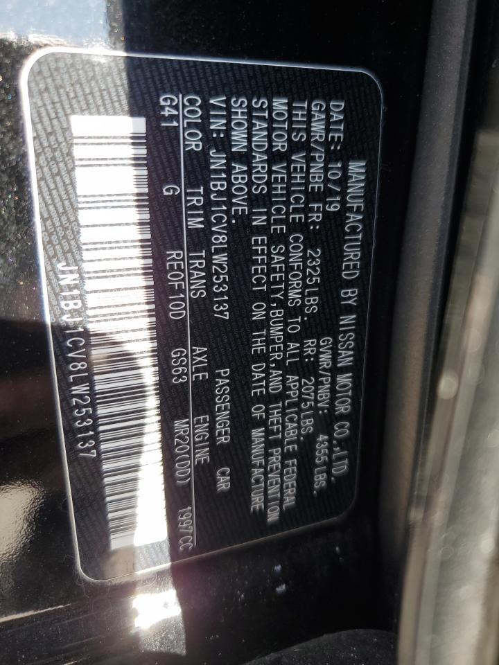 JN1BJ1CV8LW253137 NISSAN ROGUE 2020