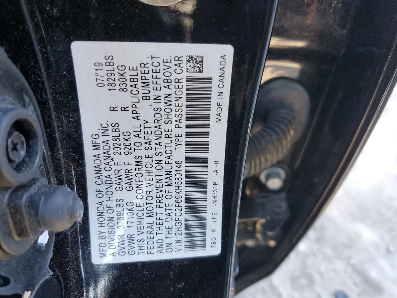 2019 Honda Civic - Image 13
