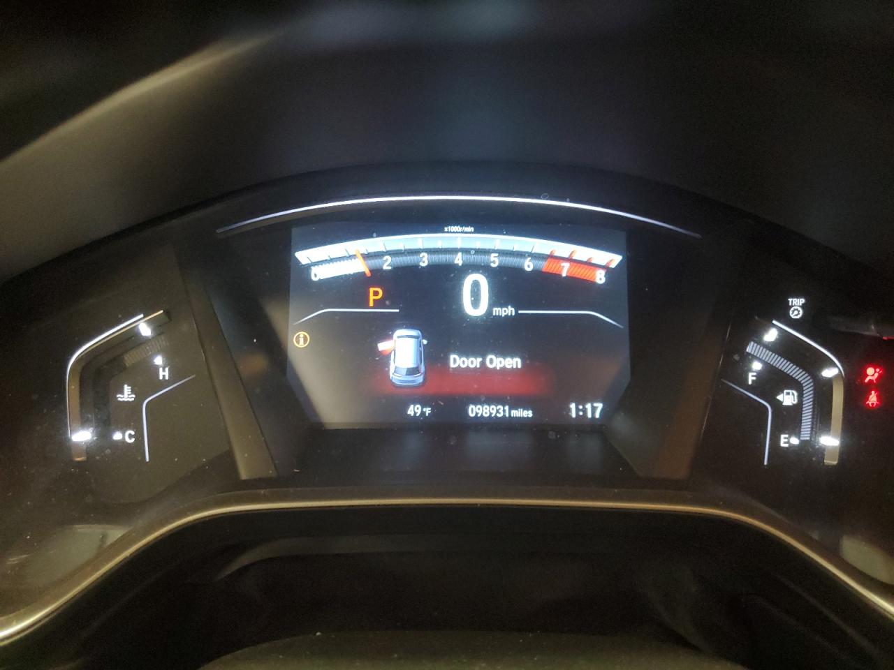 2HKRW2H86HH622158 HONDA CRV 2017