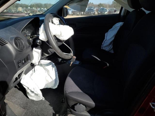  MITSUBISHI MIRAGE 2019 Red