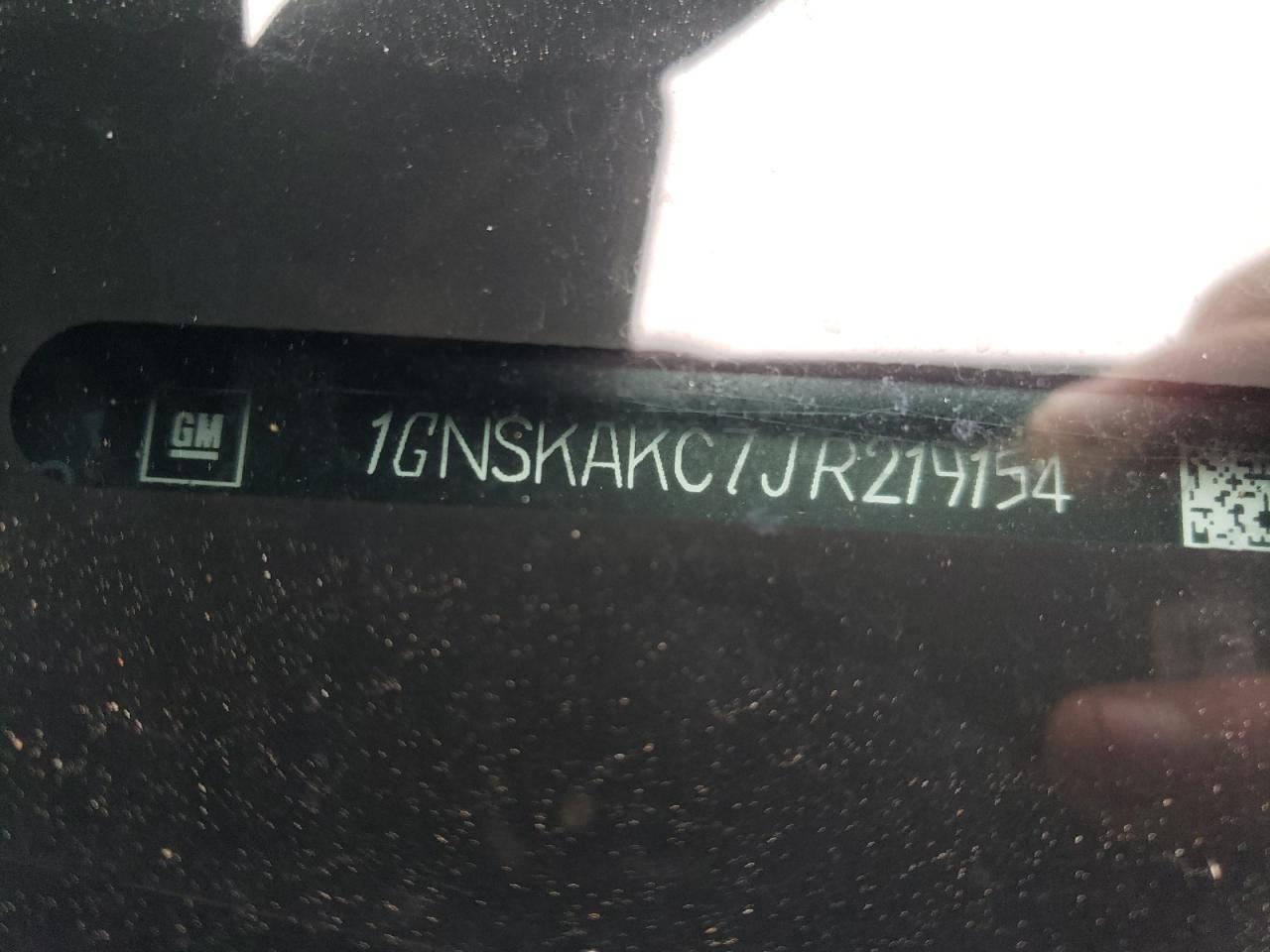 1GNSKAKC7JR219154 CHEVROLET TAHOE 2018