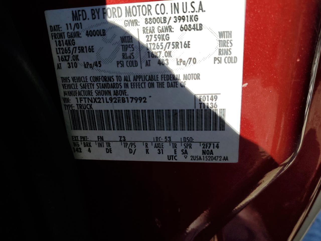2002 Ford F250 - Image 12