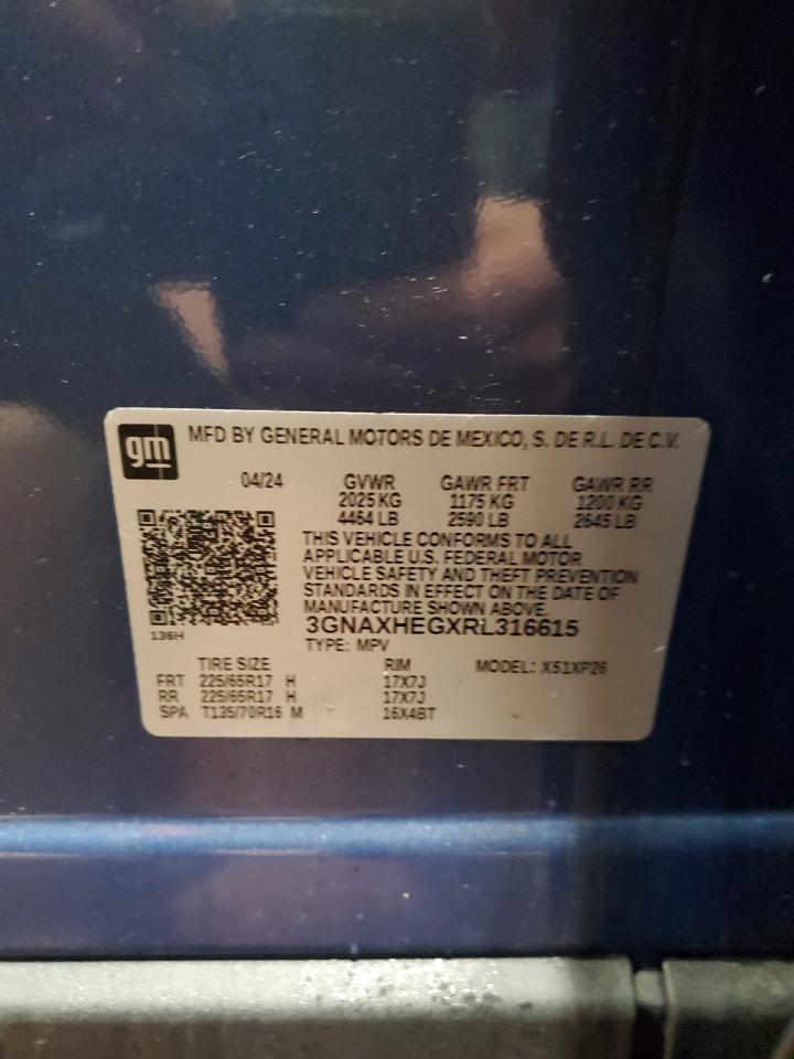 3GNAXHEGXRL316615 CHEVROLET EQUINOX 2024
