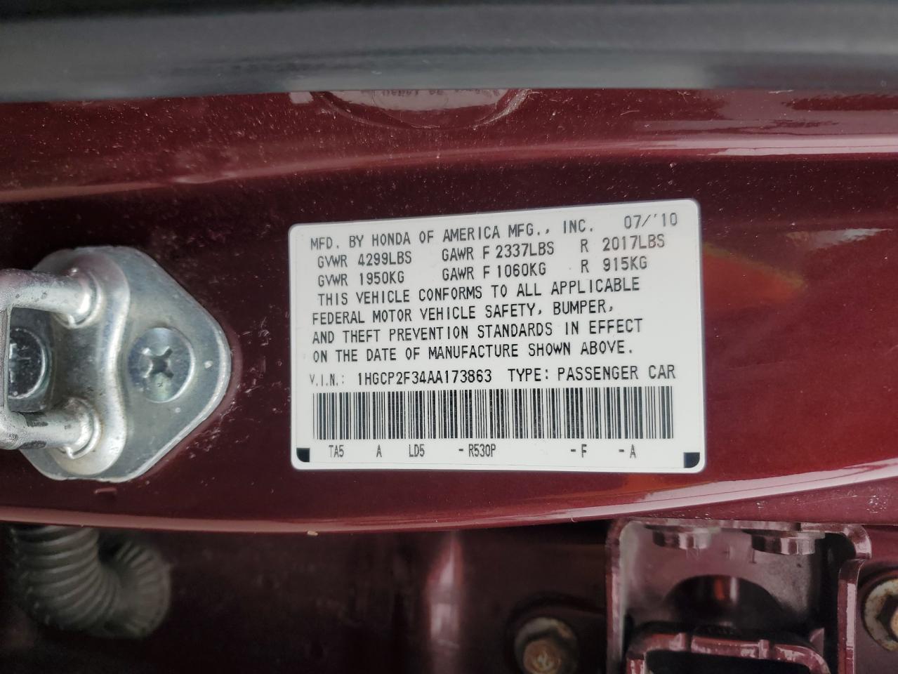 2010 Honda Accord - Image 12
