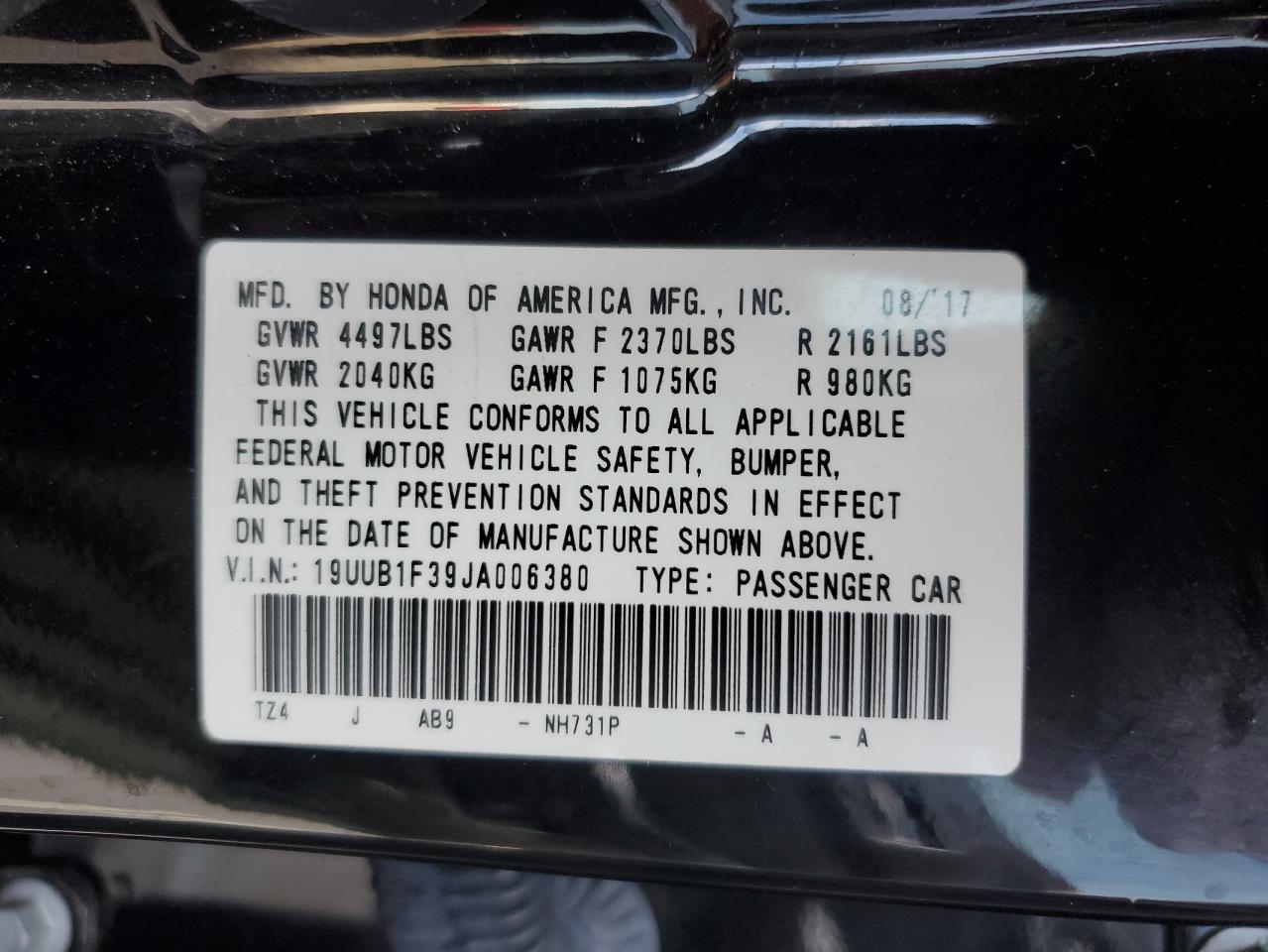 2018 Acura TLX - Image 12