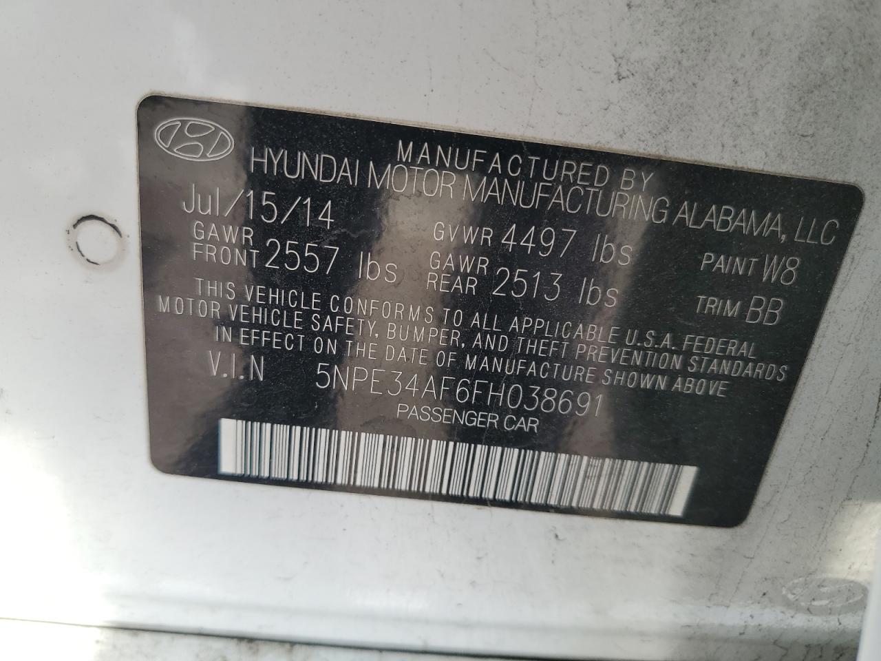 2015 Hyundai Sonata - Image 12