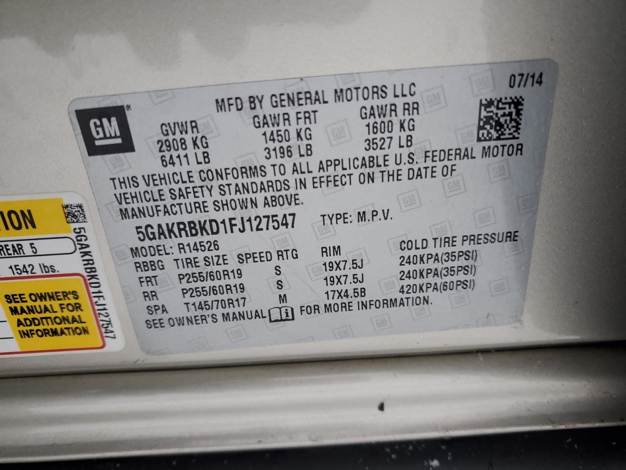 2015 Buick Enclave - Image 13