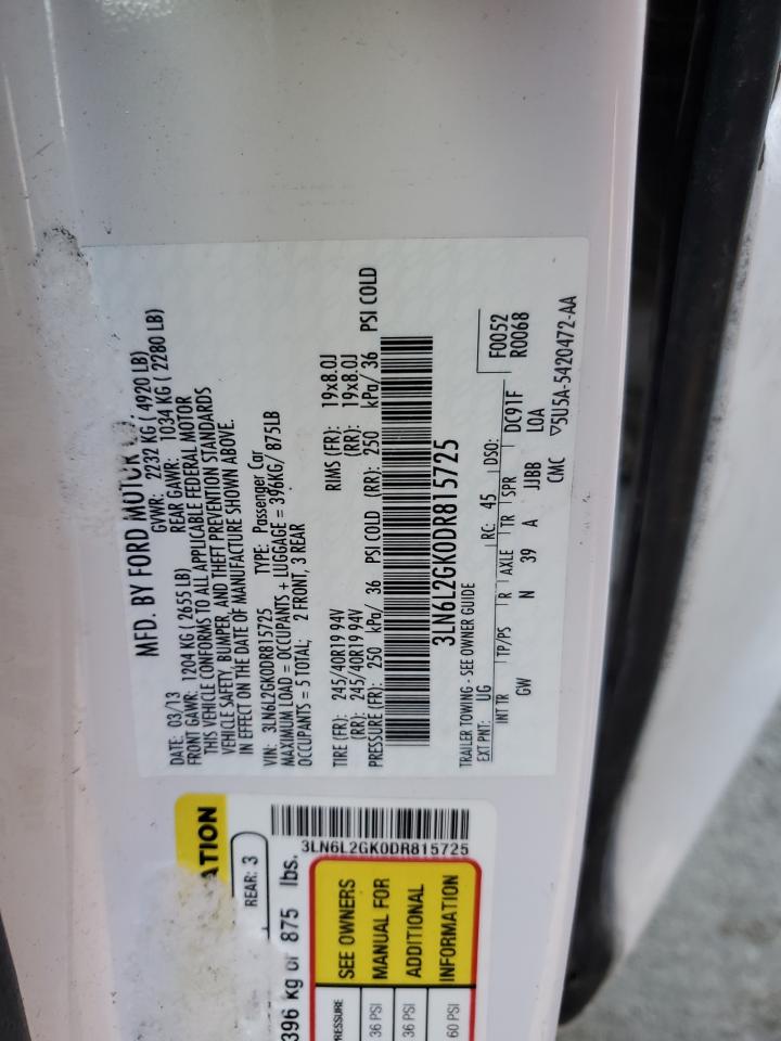 2013 Lincoln MKZ - Image 12