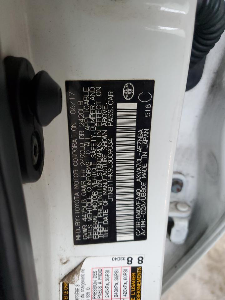 JTNB11HK9J3009034 TOYOTA CAMRY 2018