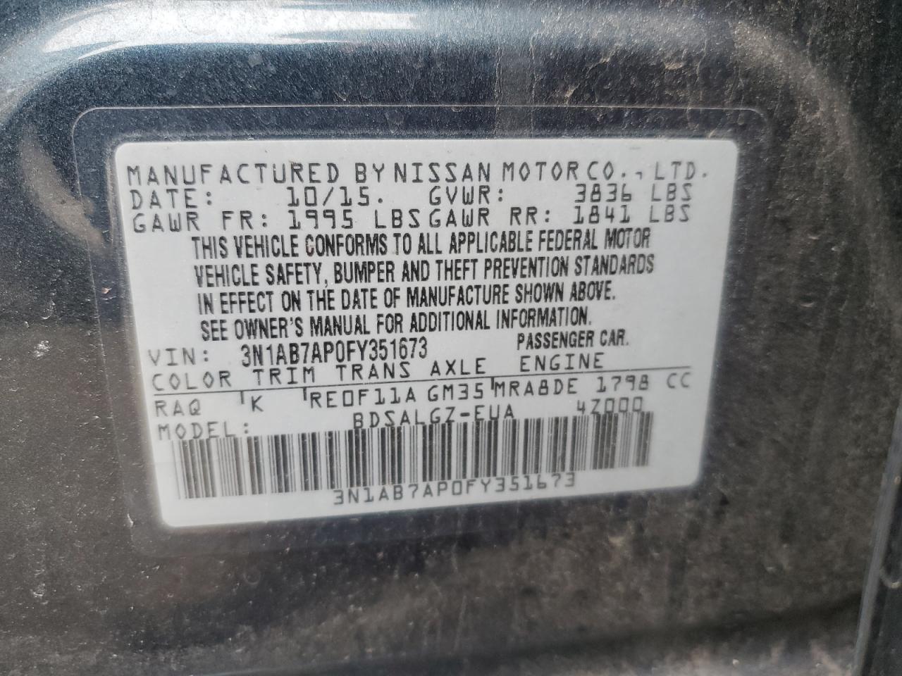 2015 Nissan Sentra - Image 14