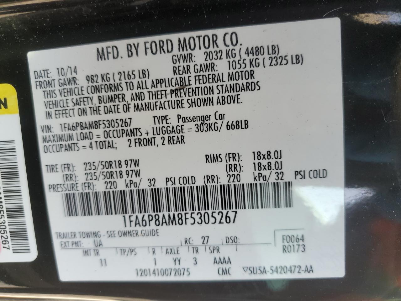 2015 Ford Mustang - Image 13