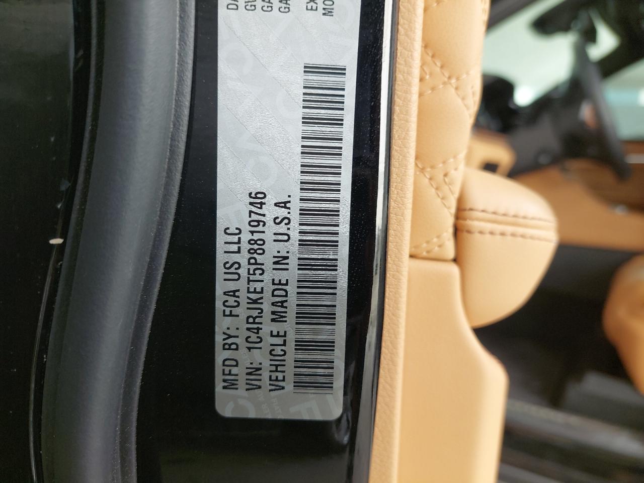 1C4RJKET5P8819746 - 2023 JEEP GRAND CHER - #45818815