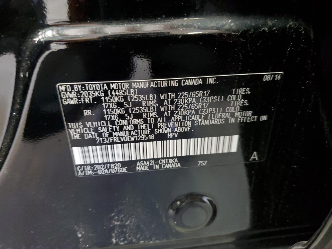 2014 Toyota RAV 4 - Image 15